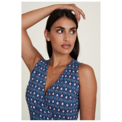 Women's V-Neck Jersey-Kleid Sleeveless - Dress -Maloja Arme Shop tranquillo womens v neck jersey kleid sleeveless dress detail 5